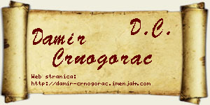 Damir Crnogorac vizit kartica